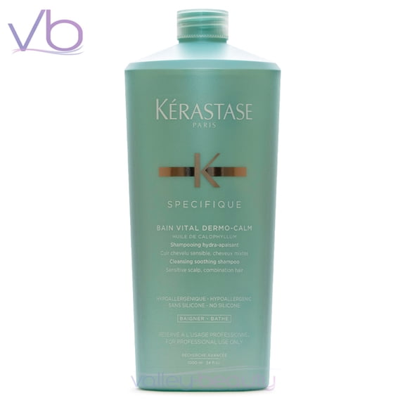 Kerastase Bain Vital Dermo-Calm | Soothing Shampoo For Sensitive Scalp, 1000ml