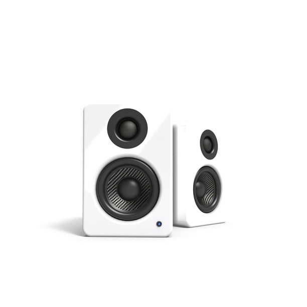 Parlantes para PC Kanto YU2GW 100W USB DAC Salida para Subwoofer Blanco Brillante