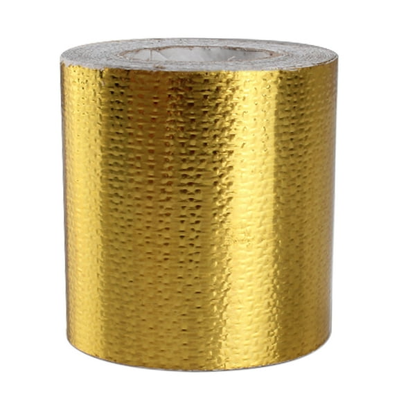 Thermal Barrier Foil Tape Heat Reflective Adhesive Heat Shielding Tape High Temperature Bandage Tape for Hose and Auto