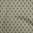 thumbnail image 1 of oneOone Silk Tabby Olive Green Fabric Asian Ikat Diy Clothing Quilting Fabric Print Fabric By Yard 42 Inch Wide, 1 of 4