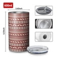 thumbnail image 4 of 20oz Coffee Tumblers Red Christmas Reindeer Pattern Stainless Steel Vacuum Insulated Travel Tumbler Coffee Cups Mug with Lid and Straw with Cleaning Brush for Cold & Hot Drinks, 4 of 5