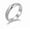 Silver, variant on 4Mm Silver Gold Plated Stainless Steel Men Women Wedding Ring Band Size R60