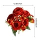 thumbnail image 3 of Ramo de rosas de seda artificial para la mesa nupcial y la decoración del hogar, 3 of 6