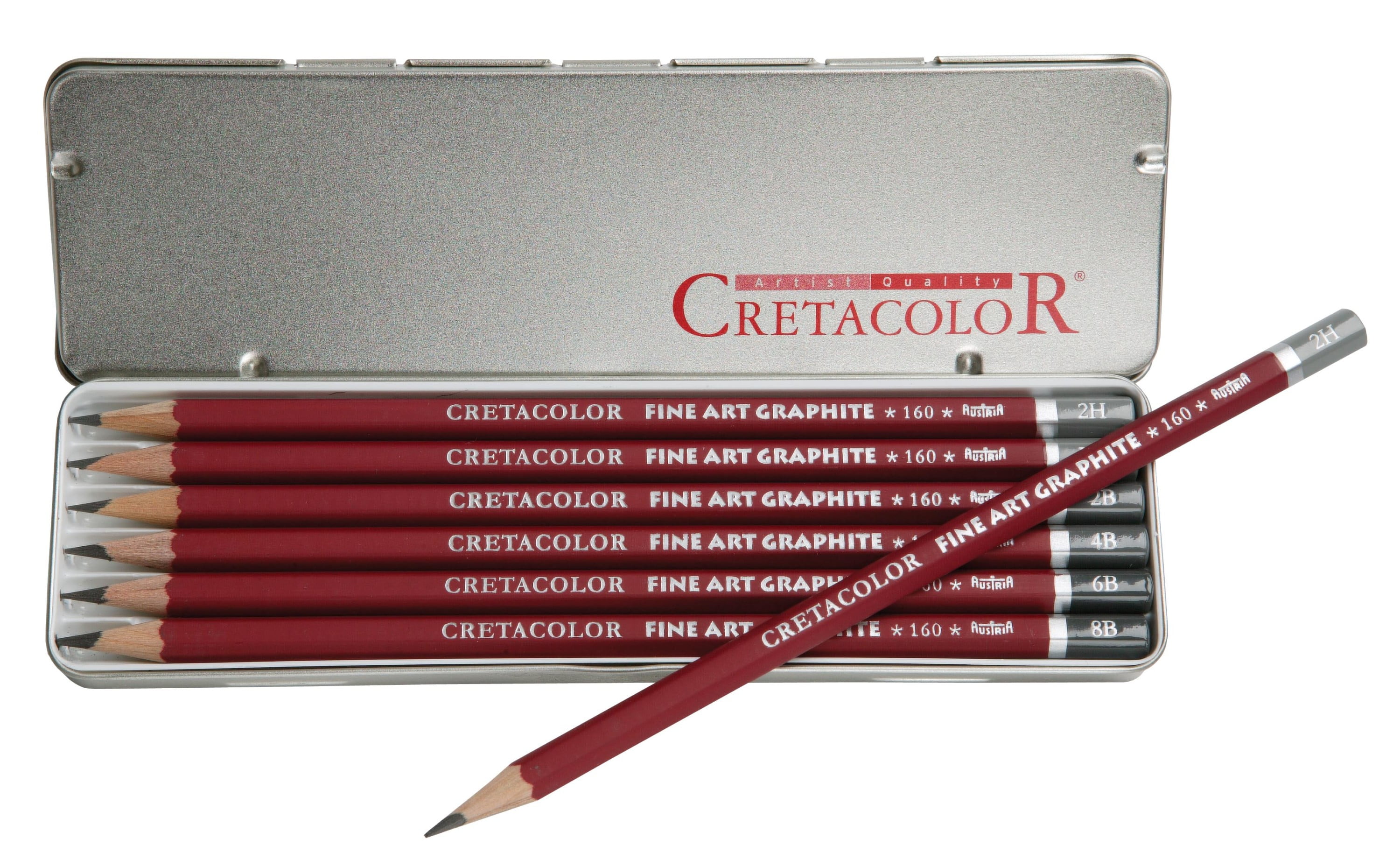 Cretacolor Sketching Pencils, Set of 6 – Racine Art Museum Store