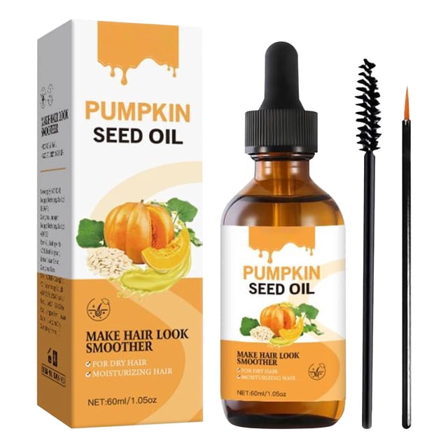 Aceite de semilla para un cabello más sano. Hidratante natural frío para hidratar y reparar el cabello seco y dañado. 60 ml.
