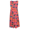 thumbnail image 3 of SnZhen Plus Size Dresses for Curvy Women Womens Fashion Holiday Summer Casual Printing Sleeveless Party Beach Loose Dress, 3 of 4