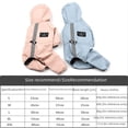 thumbnail image 5 of Ropa para mascotas, impermeable para perros, todo incluido, impermeable, con capucha, para gatos y perros de cuatro patas, 5 of 5