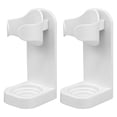 thumbnail image 1 of 2pcs Wall mounted Electric Toothbrush Holders ABS No Drill Bathroom Racks, 1 of 9