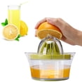 thumbnail image 1 of Lemon Squeezer, Citrus Squeezer 4 In 1 Manual Orange Squeezer, Orange Squeezer with 400ml Container, Plastic Lemon Squeezer, Lime Squeezer, Juicer Vegetable and Fruit Green, 1 of 6