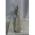 thumbnail image 6 of Nifao Elegant Aluminum Peacock Statue, Graceful Home Decor – Home Decor Sculpture, 33"L x 7"W x 20"H, 6 of 11
