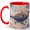 Red, variant on Fantasy Whale World 11oz Ceramic Mug, Dreamy Sky Castle Art