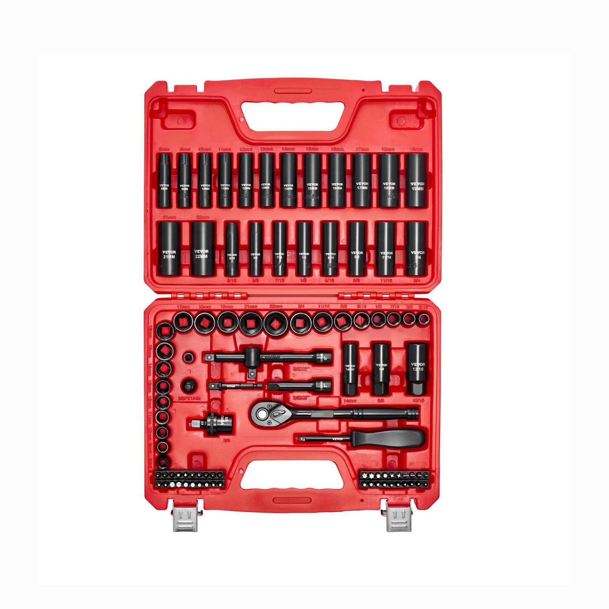 3/8" Drive 96-Piece Impact Socket Set