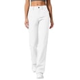 thumbnail image 2 of Zormilly Hiking Pants Women High Waisted Straight Leg Lightweight Cargo Pants with Pockets Breathable Loose Sports Pants, S-3XL, 2 of 7