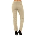 thumbnail image 3 of QATAINLAV Ofertas en Walmart! Womens Yoga Pants with Pockets High Waisted Stretchy Pants Solid Causal Straight Leg Lounge Trousers Streetwear Khaki XL, 3 of 7