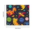 thumbnail image 3 of Pofeuu Dinosaurs in Space Print Wall Tapestry Decoration Wall Hanging Tapestry 60 x 51 Inch, 3 of 6