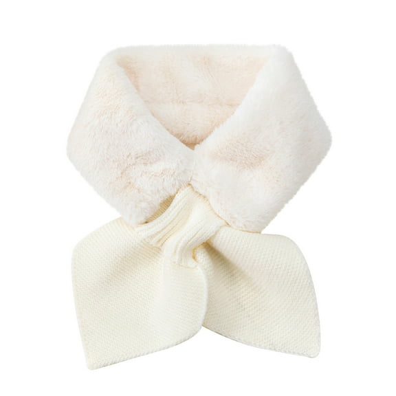 Puntoco Clearance All-Match Thick Plush Towel Lady Winter Plush Scarf Jacket Lady Scarf Warm Bib