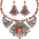 thumbnail image 2 of 1 Set of Fashion Jewelry Set Bib Necklace and Earrings National Style Bohemian Jewelry (Random Pattern), 2 of 2