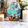 thumbnail image 3 of Rooster Urn - Adult Urns for Human Ashes - Urn for Human Ashes Adult Female & Male - Funeral Urn for Human Ashes - Urn Keepsakes for Ashes - Miniature urns for Human Ashes (Size - 10inch), 3 of 5