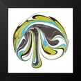 thumbnail image 2 of Ludwig, Alicia 20x20 Black Modern Framed Museum Art Print Titled - Citrine Momentum III, 2 of 5