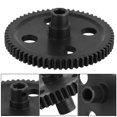 thumbnail image 4 of Engranaje de reducción de 51 mm Engranaje de desaceleración de metal 62T para WLtoys 12428 12423 1/12 (negro), 4 of 8