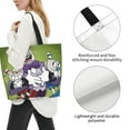 thumbnail image 4 of Cuphead Mugman Devil Tote Bags Reusable Women Shoulder Bag Grocery Bag Travel Beach Shopping Work Daily Handle Bag, 4 of 8