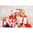thumbnail image 4 of Phenas Christmas Santa Hats 4 Pcs Family Pack,Unisex Red Plush Small and Large Santa Hat, 4 of 6
