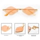 thumbnail image 5 of Gafas de Sol TYA Retro Y2k para Mujer Semi-Rimless Doradas UV400, 5 of 9