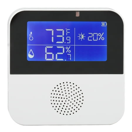 WiFi Humidity Temperature Sensor High Accuracy Smart Thermometer Hygrometer with 2.9 Inch / 7.3 cm LCD Screen