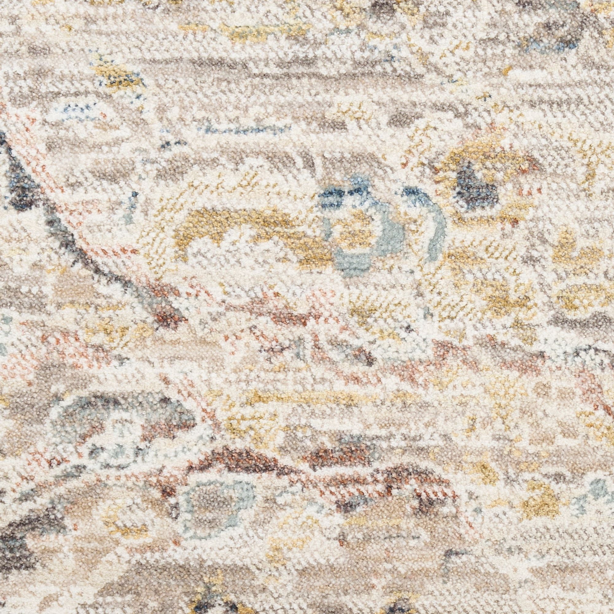 Nourison Heirloom Blend 2'2" x 10' Light Grey Vintage Indoor Rug