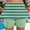 Green, variant on Women's High Waisted Tennis Skirt Skort Striped Built-in Shorts Athletic Golf Shorts Green S