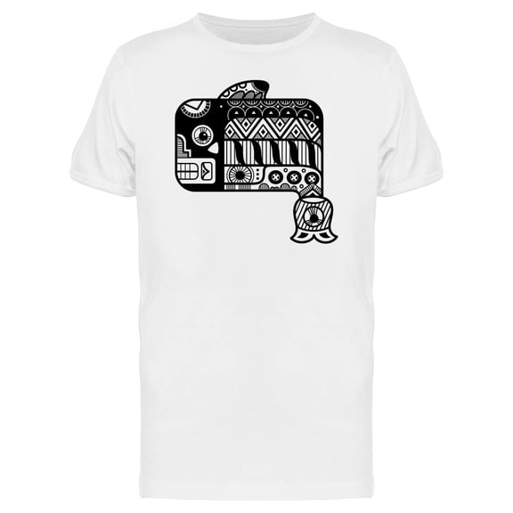 Boho Tribal Fish Doodle Tee Men's -Image by Shutterstock