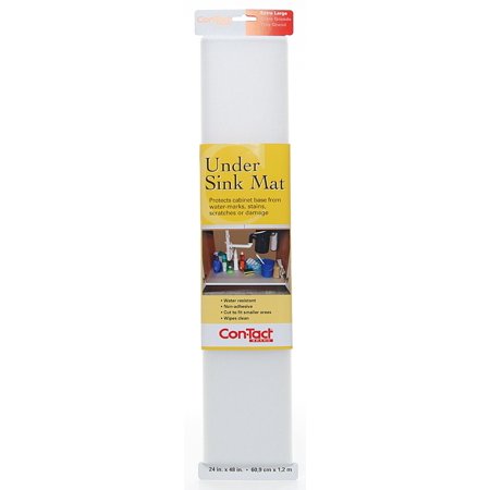 Con-Tact Liner Under Sink Mat, 24" x 4' Roll, Clear