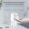 thumbnail image 3 of 350mL Automatic Soap Dispenser Spray Type Touchless Soap Dispensers with IR Sensor Sanitizer 75% Alcohol Dispenser for Home Commercial Use, 3 of 8