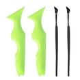 thumbnail image 1 of Plantillas de delineador de ojos reutilizables de silicona, herramienta multiusos para maquillaje de ojos con delineador de ojos en forma de ala, plantilla de lápiz de cejas 5 en 1 para, 1 of 7