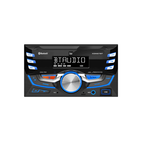 Restored Dual Electronics XDM27BT Double Din Car Stereo Receiver with Bluetooth, New (Refurbished)