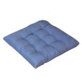 thumbnail image 1 of Grofry Chair Cushion Solid Color Non-Skid Polyester Rocking Chairs Mat for Dinning Room Gray Blue Square, 1 of 7