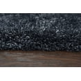 thumbnail image 3 of Rizzy Rugs Whistler Shag Area Rug WIS101 Charcoal Single-Color Fluffy 5' x 7' 6" Rectangle, 3 of 4