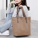 thumbnail image 4 of Hukapapa Bolso de Lona Bolso portátil de Moda para Mujer Bolso de Ocio de Gran Capacidadmarrón, 4 of 6