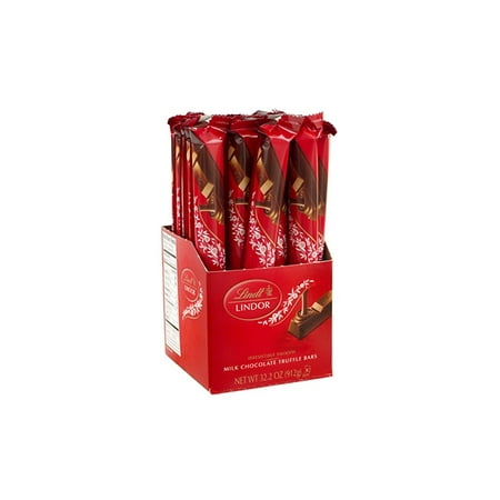 Milk Chocolate Truffle Bar - Lindor Milk Chocolate Truffle Bars, 1.3 oz, 24 Count