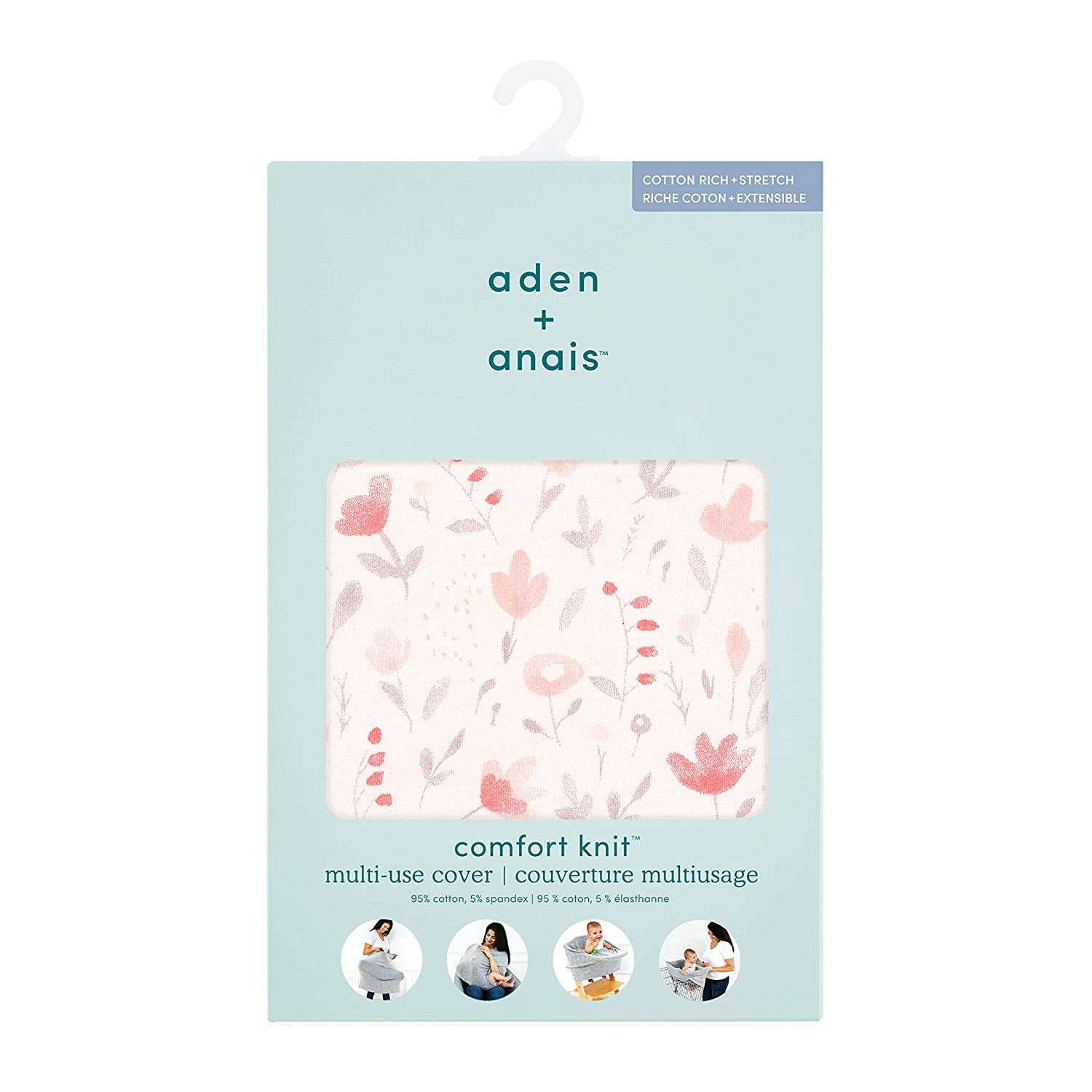 aden + anais Comfort Knit Multi-Use Cover Cotton Baby Blankets