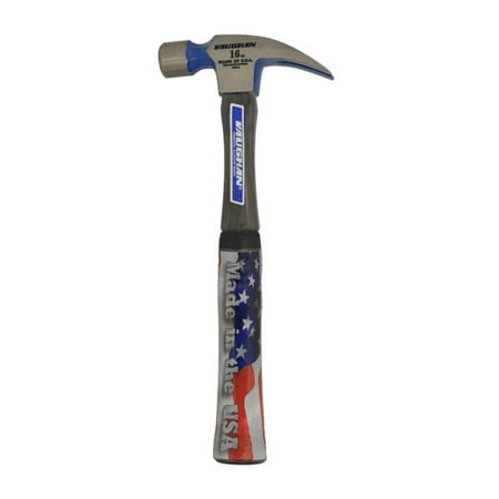 

1 PC-Vaughan FS99 Fiberglass Rip Hammer with Slip Resistant Grip 16 Oz