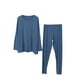 thumbnail image 1 of Pijama de lactancia Wancir para mujer, pijama de maternidad, pijama posparto, conjuntos de top y pantalón de manga larga con bolsillos, 1 of 7