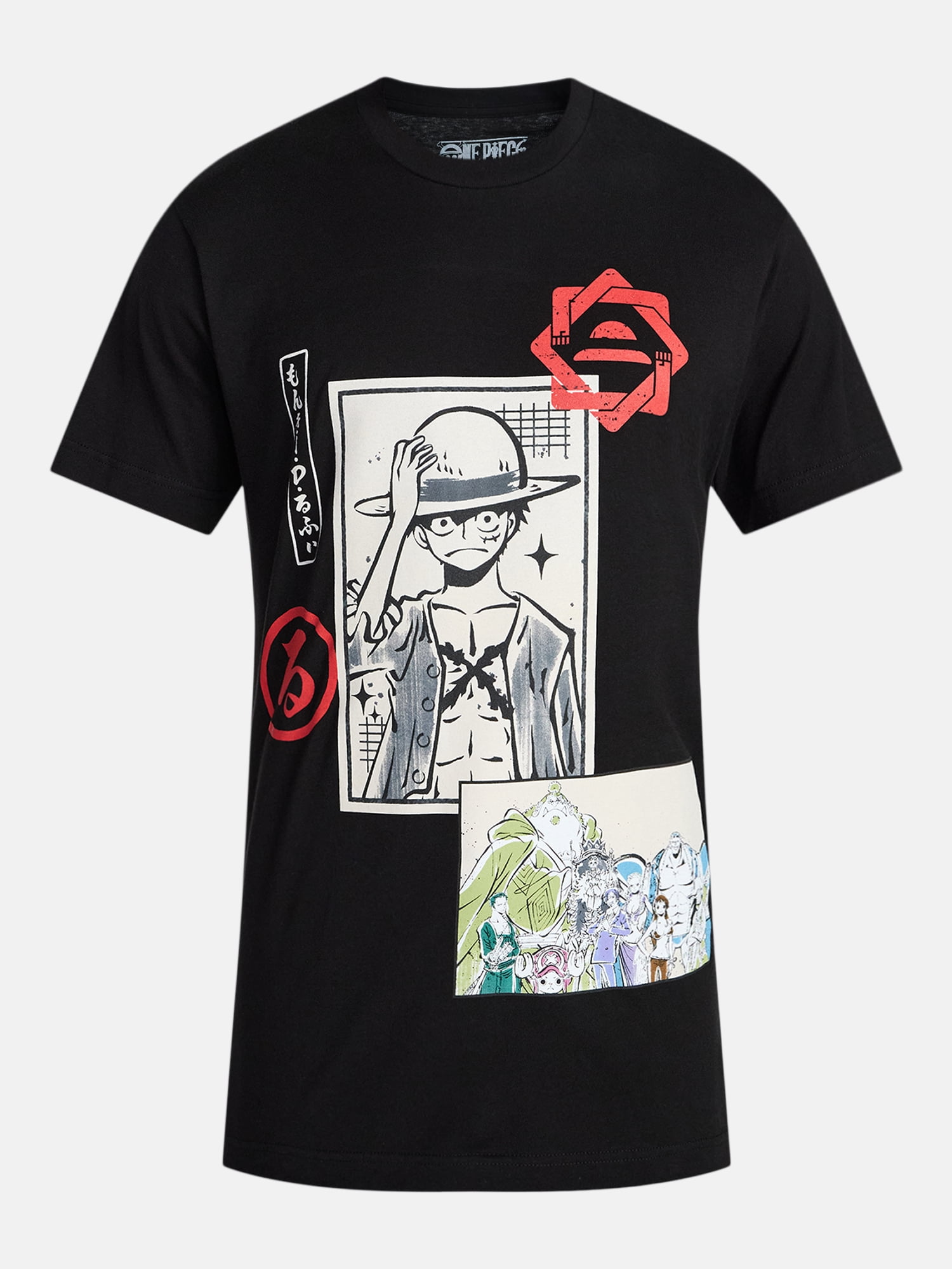 One Piece Men's and Big Men's Cotton Graphic Tee, Sizes S-3XL