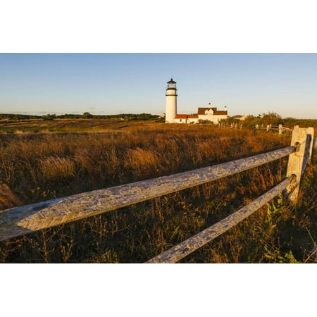 Cape Cod Lighthouse, A.K.A. Highland Light, in the Cape Cod National Seashore. Truro Massachusetts Print Wall Art By Jerry and Marcy