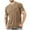 Khaki, variant on breaise Men's Short Sleeve Solid Crew Neck T-Shirt Casual Athletic T-Shirts Regular Fit Gym Running Activewear Workout Casual Tshirt