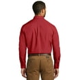 thumbnail image 2 of Port Authority Long Sleeve Carefree Poplin Shirt. W100, 2 of 4