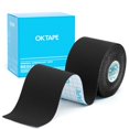 thumbnail image 1 of Cinta Kinesiológica OK TAPE Rollo Negro 5 cm x 5 m, 1 of 9
