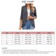 thumbnail image 4 of Blusa cubierta para mujer, chaqueta cubierta con dobladillo con volantes y manga tres cuartos de Color puro de verano, 4 of 5