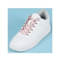 thumbnail image 2 of INSPIRE CHIC Unisex Solid Color Flat 0.4'' Wide Ribbon Shoelaces 2 Pairs 160cm/63" Pale Pinkish Gray, 2 of 6