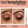 thumbnail image 3 of Maybelline Total Temptation Eyebrow Definer Pencil, Blonde, 1 Count, 3 of 3